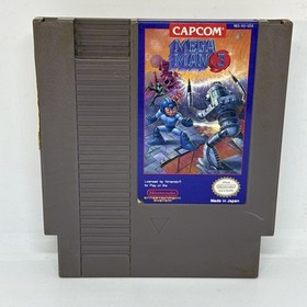 Mega Man 3 Nintendo NES Authentic Game Cart Tested Free Uk P&p