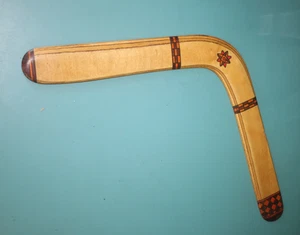 Herb A. Smith Boomerang VTG Hand Made & SIGNED 48CM 118GM - Picture 1 of 9