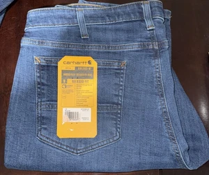 Carhartt Women’s Rugged Flex Relaxed Fit Jeans BD5383-W Size 16 NWT - Picture 1 of 11