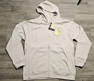 Pokémon Center Yamper Beige Zip-Up Hoodie Sweatshirt Adult 2XL NWT - Picture 1 of 7