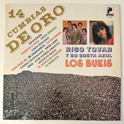 Rigo Tovar & Los Bukis - 14 Cumbias De Oro (1 x LP, Vinyl, 1980 USA, EX) - Image 1 of 4