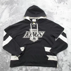 Los Angeles Kings Hoodie Sweatshirt Mens Large CCM NHL Hockey Pullover 2017 - Picture 1 of 20