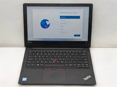 Lenovo ThinkPad E490 14" FHD I5-8265U 256GB SSD 12GB W11P Cámara web Lector FP Foto 1 de 4