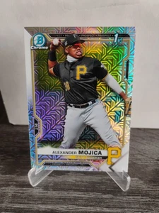 2021 Bowman Chrome Prospects Mojo Refractor Alexander Mojica #BCP-179 - Picture 1 of 2