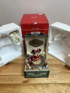 Vintage Disney Schmid Minnies Toy Chest Hand Painted Music Box Minnie Mouse READ - Picture 1 of 15