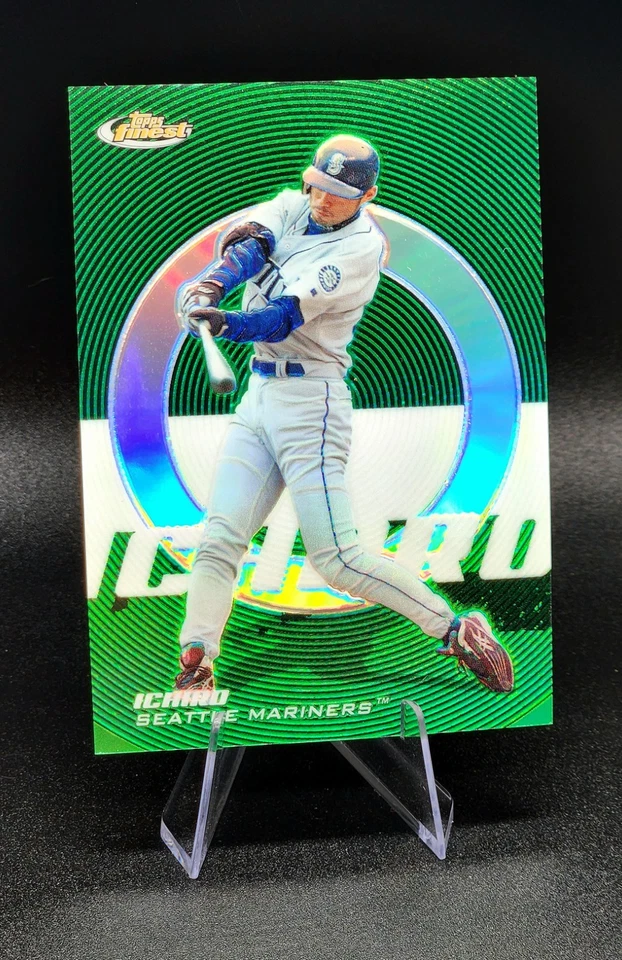Ichiro Suzuki - 2005 Topps Finest Baseball #53 Green Refractor /199 MT Mariners - Image 1 of 2
