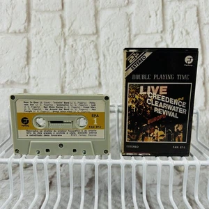 Creedence Clearwater Revival Live Europe Cassette Fantasy Portugal paper label - Picture 1 of 24