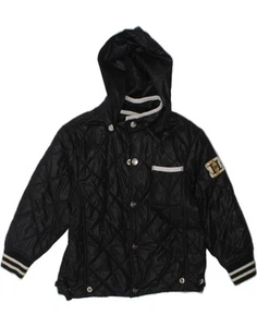 Chaqueta acolchada con capucha para bebé niño HUSKY 18-24 meses negra poliéster BC08 - Imagen 1 de 3