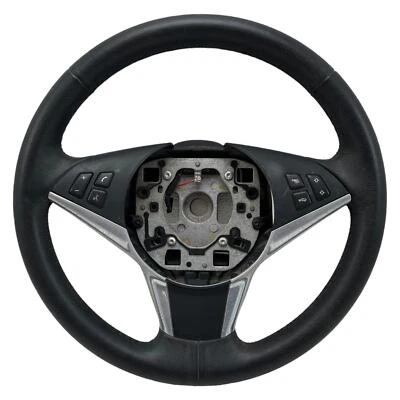 BMW 528I 08 09 10 235.BM1P10, RUEDA DE DIRECCIÓN NEGRA SIN CNTRLS SIN SPORT; con calefacción Foto 1 de 4