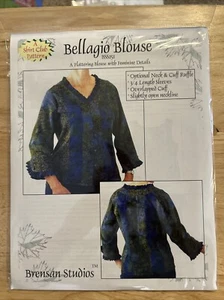 Bellagio Blouse Sewing Pattern Size 4-18 Brensan Uncut - Picture 1 of 2