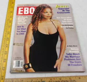 Janet Jackson sexy Nelson Mandela Dexter King Bernice King Ebony magazine 1995 - Imagen 1 de 6