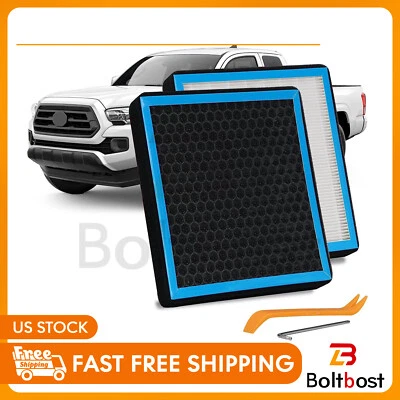Filtro de aire de cabina CF10374 HEPA para Toyota Tacoma 2005-2021 Dodge Dart 2013-2016 Foto 1 de 4