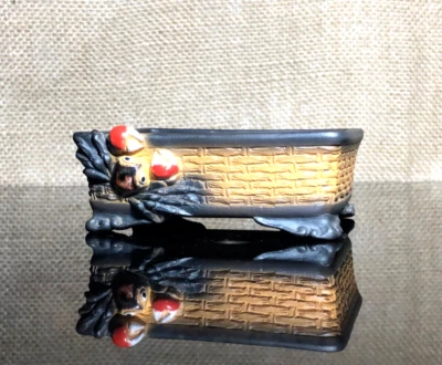 Unique bonsai pots, high quality handmade, crab sculptures and bamboo baskets - Image 1 of 4