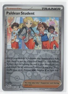 Pokémon Paldean Fates Paldean Student 085/091 holo inverso - Imagen 1 de 1