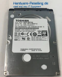 Toshiba 320GB 2,5 " SATA III 5.4K 6G 8MB MQ01ABF032 - Photo 1/1