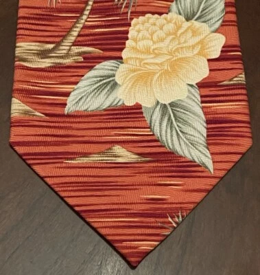 Corbata Tommy Bahama hecha a mano 100 % seda para hombre hecha en China Foto 1 de 4