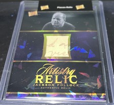 PIECES OF THE PAST ART HAND WRITTEN RELIC Auto By JACKSON POLLOCK 1/1 Purple Ice
