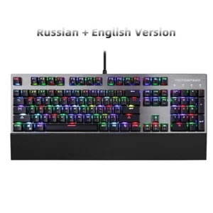 Motospeed CK108 Gaming Keyboard Wired USB Mechanical RGB Backlit Mode For PC - Picture 1 of 26