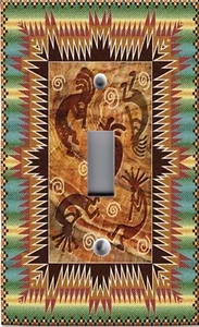 Light Switch Plate Outlet Covers Home Decor Southwestern Kokopelli Dancer - Picture 1 of 27
