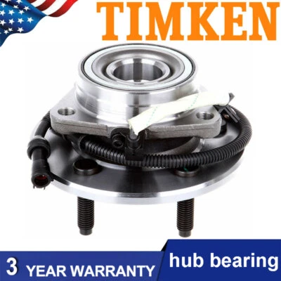 Conjunto de cojinetes de cubo de rueda delantera Timken 4X4 para Ford 2000-2002 2003 F-150 5,4 L ABS Foto 1 de 4