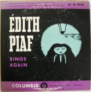 EDITH PIAF: Sings Again 10" LP Columbia # FL9520 Release 1951 - Picture 1 of 6
