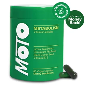 MOTO Metabolism Capsules - Curb Cravings,Boost Energy & Healthy Metabolism - Picture 1 of 16