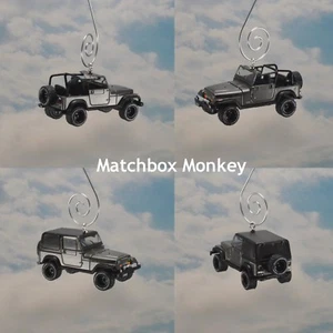 1990 Jeep Wrangler TJ Open Top Custom Christmas Ornament 1:64 Adorno CJ YJ Sport - Picture 1 of 23