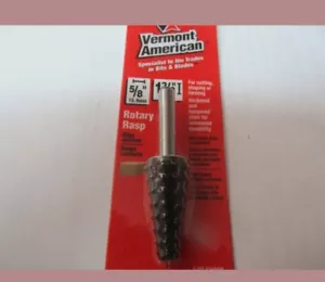 Rotary Rasp, Vermont American 5/8" x 1 3/8"" Metal #16684 - Picture 1 of 2