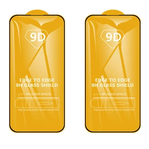 2 PELLICOLA VETRO TEMPERATO PER APPLE IPHONE X XR 11 12 13 PRO MAX MINI TOTALE - Foto 1 di 16