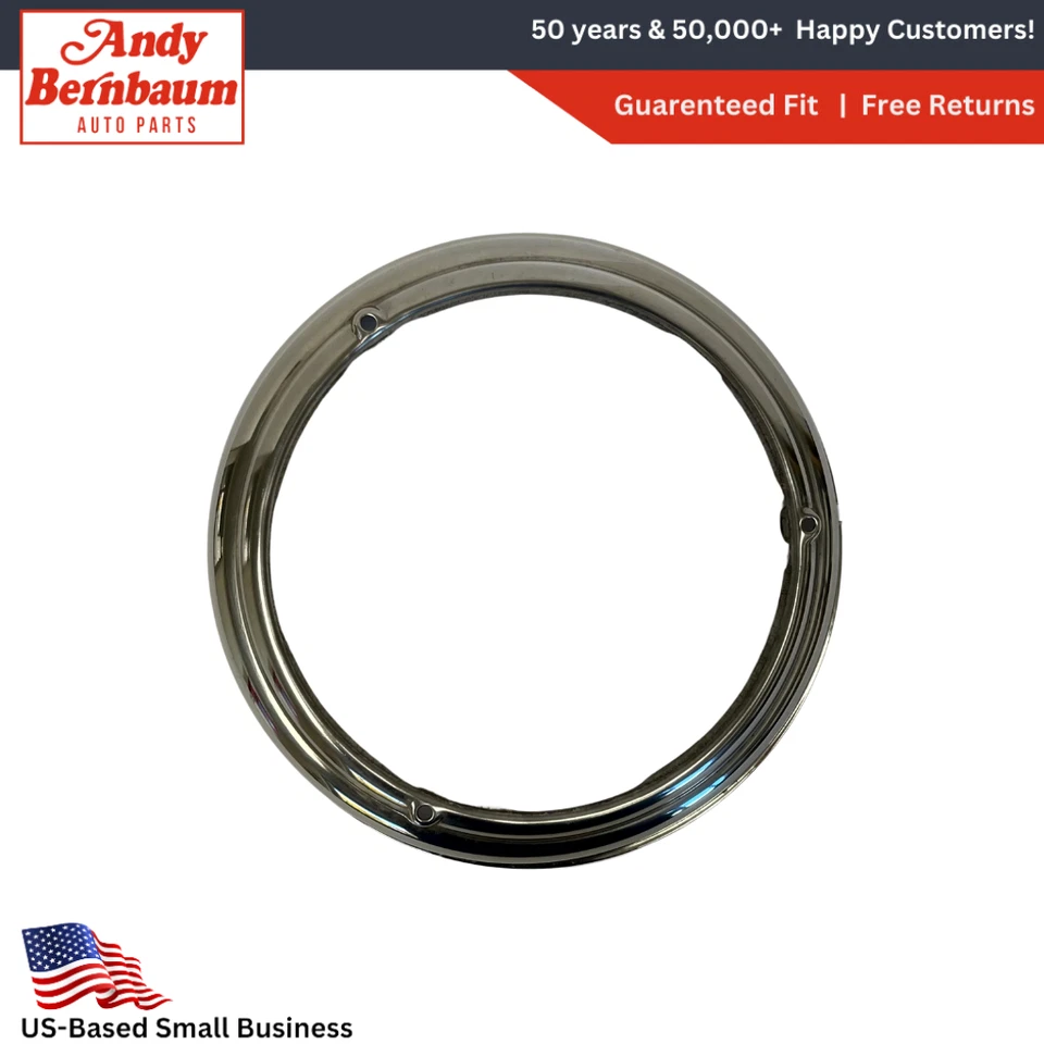 Faro izquierdo del conductor Plymouth 1942 faro puerta bisel cromado 946947 nuevo en stock Foto 1 de 4