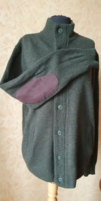 Barbour wool cardigan w pocket's green s-z L - Image 1 of 4