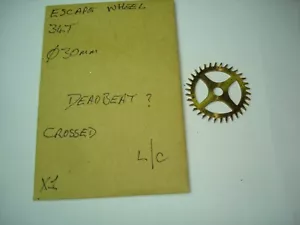 More details for clock longcase escape wheel