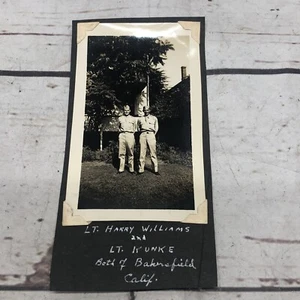 Fotografía de 2 militares de la década de 1940’s. - Imagen 1 de 3