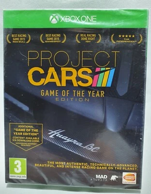 Project Cars Game of the Year Edition Microsoft Xbox One New Factory Sealed - Bild 1 von 3