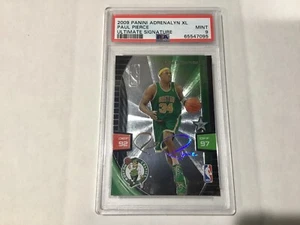 2009 Panini Adrenalyn XL ULTIMATE Signature PAUL PIERCE PSA 9 MINT - Picture 1 of 4