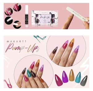 Makartt Acrylic Nail Kit | 240pcs Press On Nails | Short Stiletto Tips | NIB - Picture 1 of 13