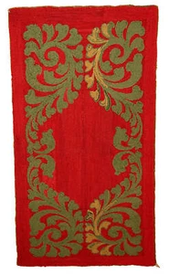 Handmade antique American Hooked rug 2.9' x 5' (88cm x 152cm) 1920s - 1B182 - Picture 1 of 6