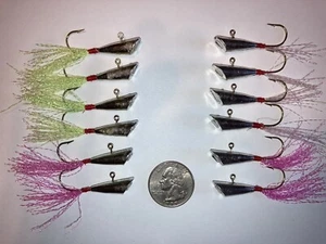 SHAD DARTS , 12 UNPAINTED, DON'T NEED TO BE, TIN 1/8 OZ. - Picture 1 of 1
