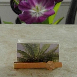 7 COLIBRI mickey mouse GOLD PLATED TIE BAR or slim money clip - Picture 1 of 6