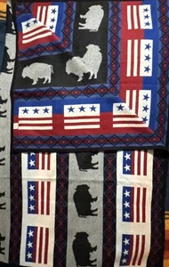 Pendleton Beaver State HOME OF THE FREE (retired) Buffalo Wool Blanket 64 x 80 - Picture 1 of 21
