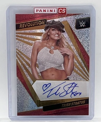 TRISH STRATUS - 2022 WWE REVOLUTION LEGENDS AUTOGRAPHED / SIGNED CARD - SEALED - Image 1 of 4