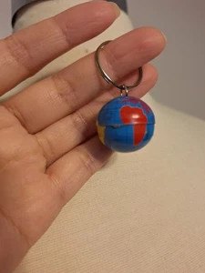 Globus ERDE Welt Schlüsselanhänger Reißverschluss Ziehen Hänger Handtasche Anhänger Neu - Bild 1 von 4
