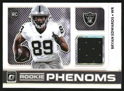 2020 Donruss Optic Rookie Phenoms Jerseys Horizontal #28 Bryan Edwards Jersey - Image 1 of 2