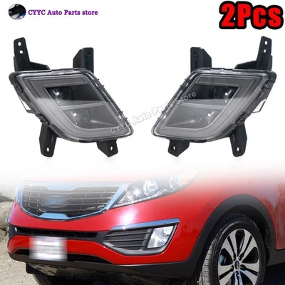 Faro antiniebla LED DRL para Kia Sportage 2011-2015 versión EE. UU. Foto 1 de 4