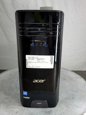 ACER ASPIRE TC-780 AT6W1 Desktop Intel Celeron G3900 16GB SEE NOTES - Image 1 of 4