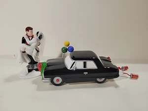 DEPT 56 Original Snow Village 2 Stück Figur "Just Married" Limo/Newlyweds #54879  - Bild 1 von 7