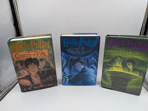 Harry Potter Jahr 4,5,6 Amerikanisch 1. Auflage Hardcover Bücher Schutzumschläge - Bild 1 von 6