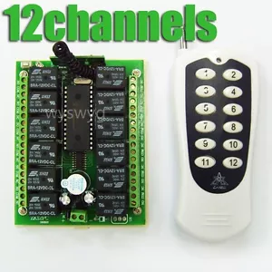 12CH Latch / Momentary RF Remote Control part of Wireless Access Control - Picture 1 of 3