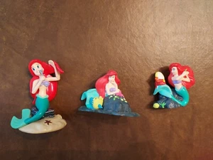 The Little Mermaid 3 Figures Pvc 90s Cake Topper Applause - Picture 1 of 10
