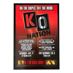 Hector Camacho Jr & Sr vs Martinez 18x26 Poster - COA Owned By Caesars 2/3/2001 - Picture 1 of 4